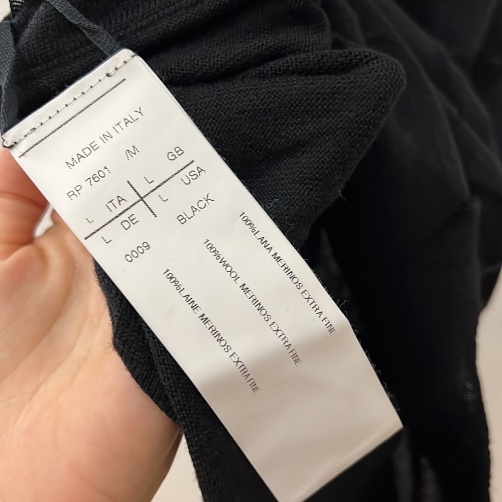 Rick Owens Wool Tank Sz L - Picture 10 of 14
